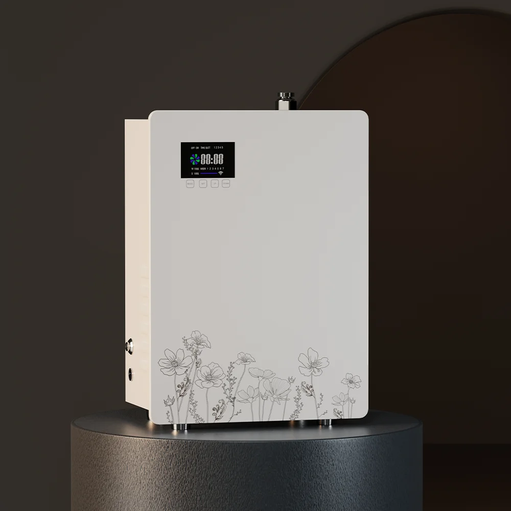 Matel Hotel Electric Aroma Diffusers  Customized Logo Fragrant Air Humidifier aroma Essential Oil Diffuser Smart Scent Diffuser