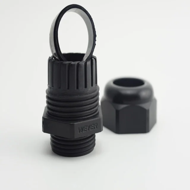 WEYER PG Metric NPT Thread Electric Cable Gland for Electric Junction Box