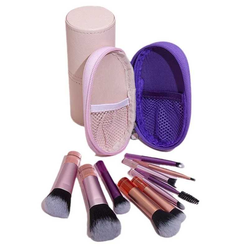 DailyQueen Wholesale Travel Fantasy Mini Brush Kit Makeup Brushes For Eyeshadow Highlight Contour Concealer Mini Sized