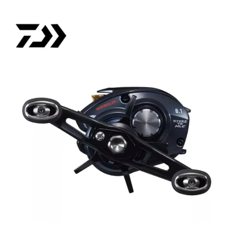 100% оригинальная Низкопрофильная катушка DAIWA STEEZS A TW HLC для троллинга речных озерных ручьев из алюминия