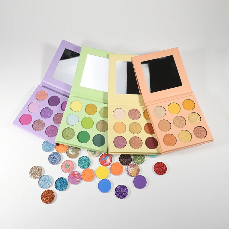 OCHAIN Wholesale You Own Different Shape Eyeshadow Compact Private Label DIY Vegan Pigment Eyeshadow Palette