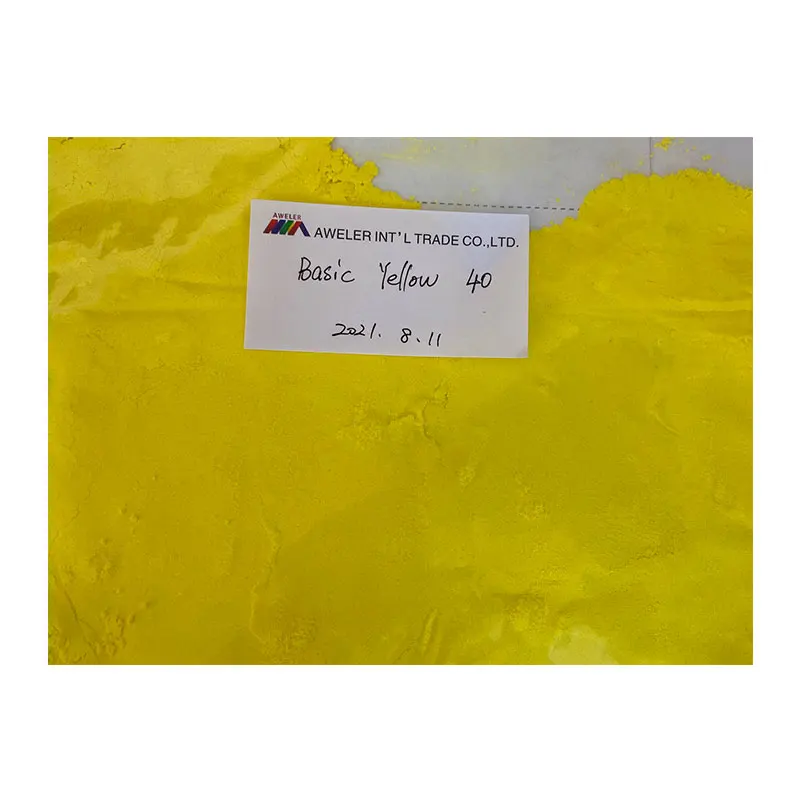 Basic Yellow Chinese Basic Dye Manufacturer Basic Yellow 40# Is Used In Textile Fabrics