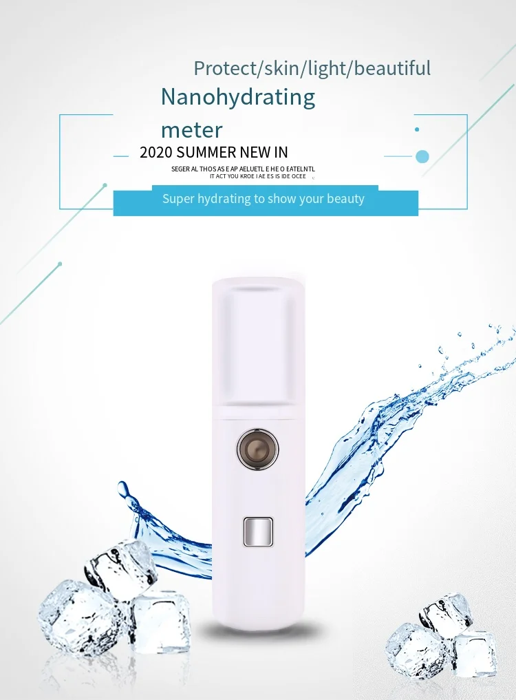 Ручной уход за кожей лица пароход машина 30ml mini nano точный спрейер тумана портативный Электрический автоматический алкоголя распылитель