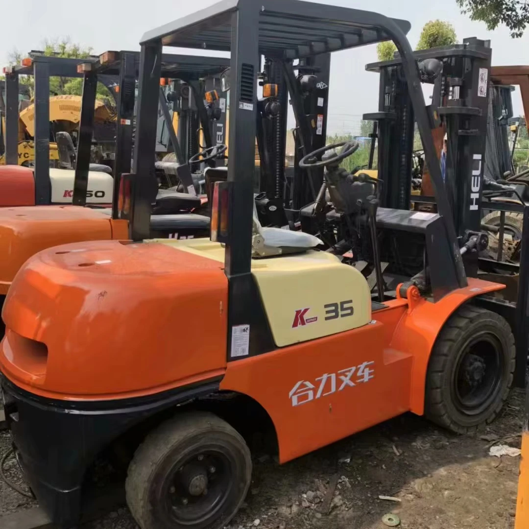 Highly recommend used Heli 35 forklift only 3 tons weight diesel Heli 35 forklift is made in China on hot sale