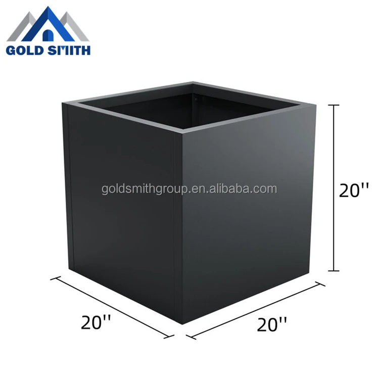 Metal planter - herb bed - elevated garden bed - aluminum tree box - aluminum flower box