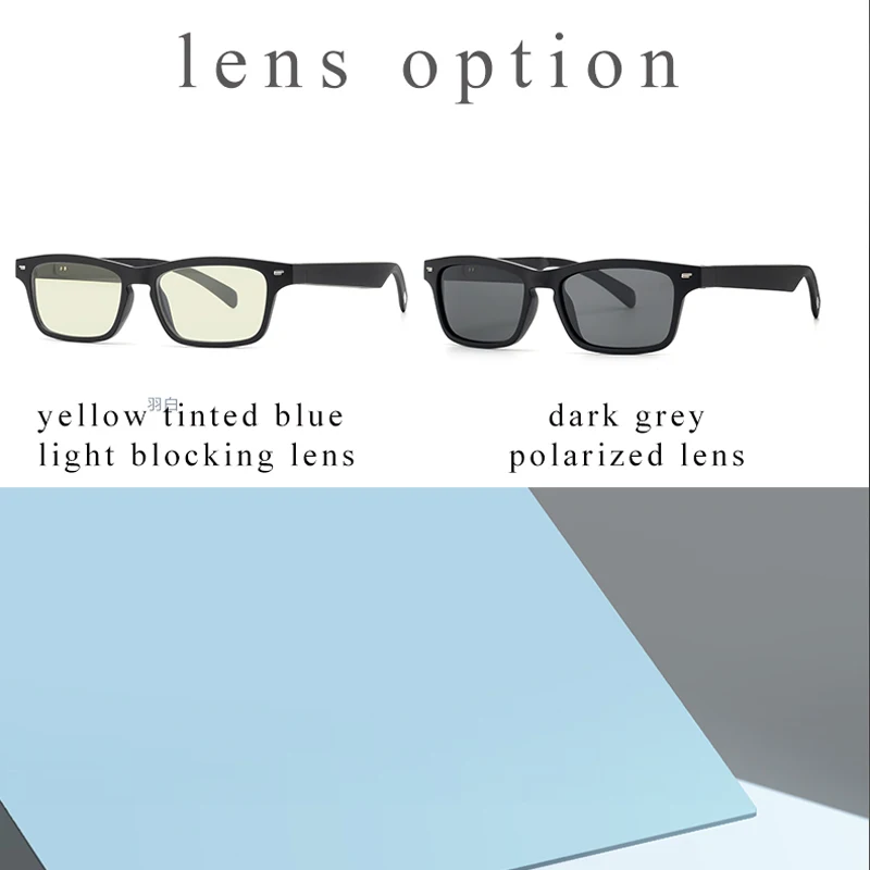 Luxury Wireless Audio Open Ear Headphones Music Calling Polarized Smart Glasses Blue tooth Sun Glasses For Men & Women