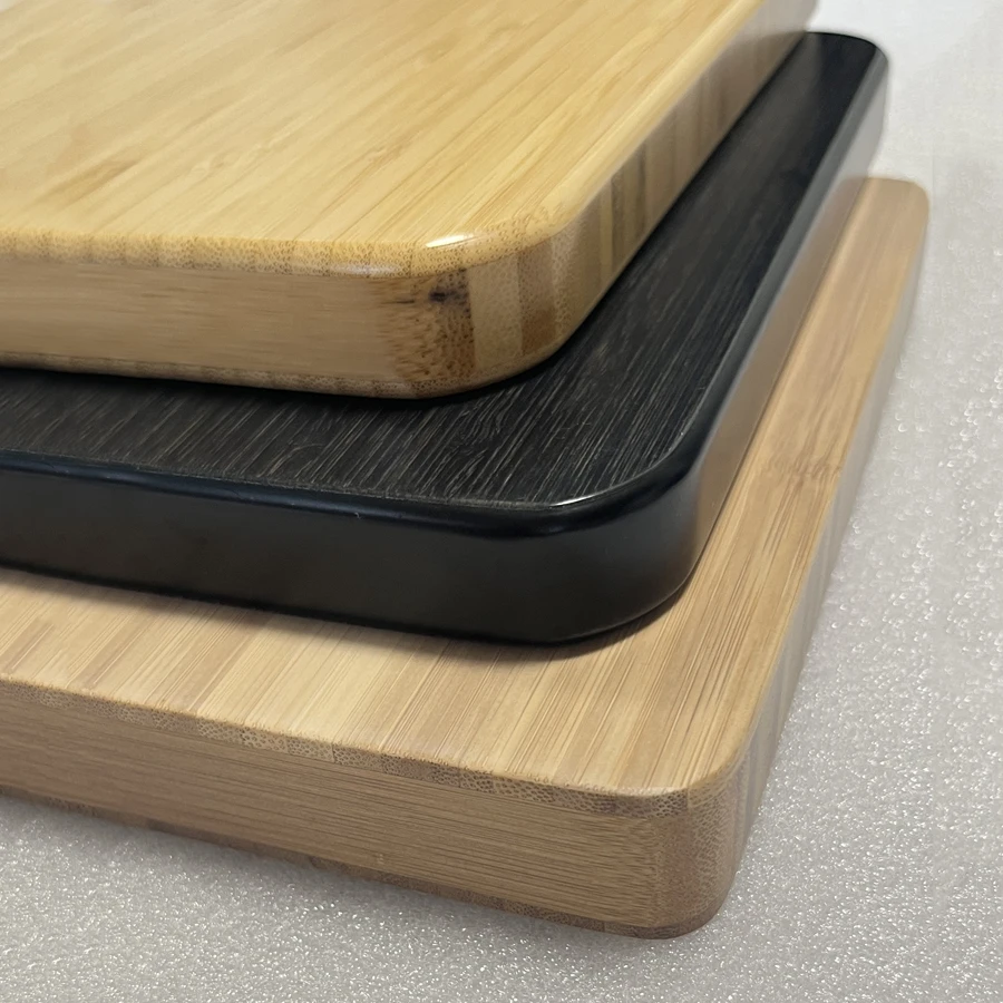 Custom Modern Home Office Table Height Adjustable Standing Desk Desktop 48ich Bamboo Curved Table Top