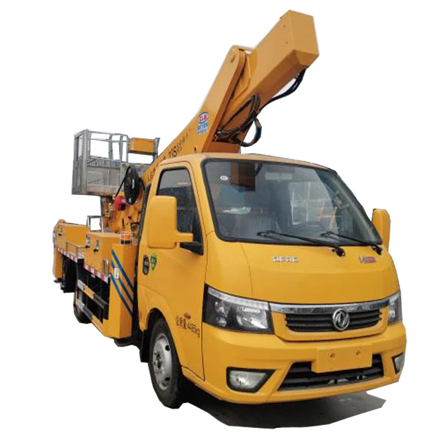 Dongfeng 17 5 м система технического обслуживания Воздушная платформа грузовик с телескопической стрелой гидравлическая подъемная