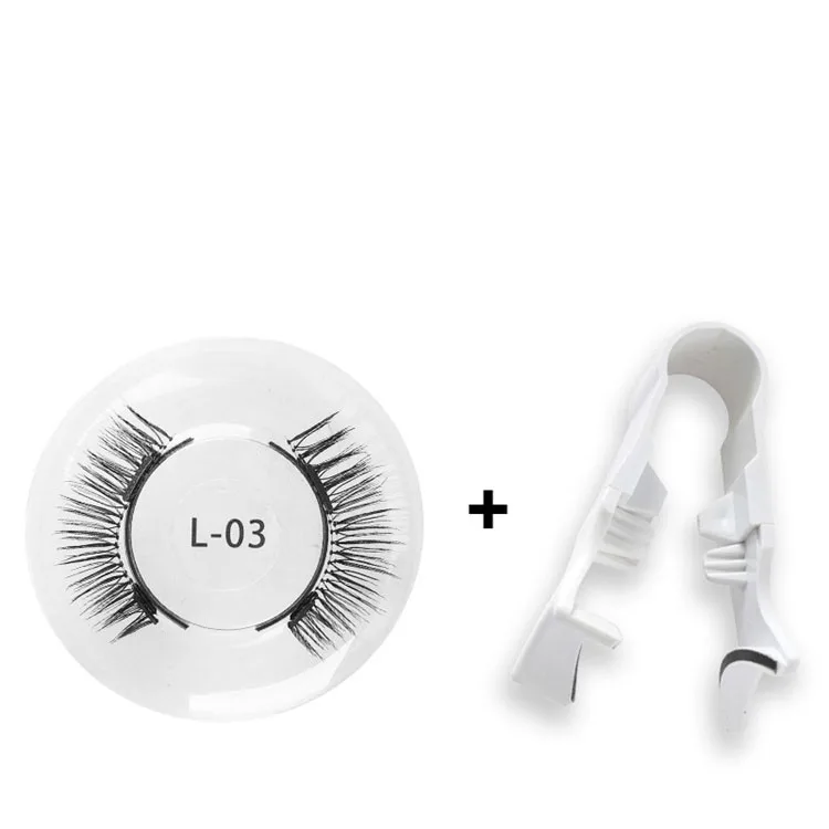 3D Magnetic False Eyelashes Reusable Magnetic Eyelashes With 4 Magnetic Lashes Magnet False Eyelashes Extension Makeup Tools