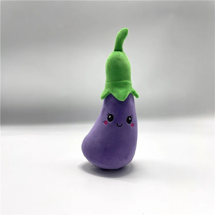 kawaii cute soft toy 7cm small keychain mushroom plush vegetable farm radish plush toy