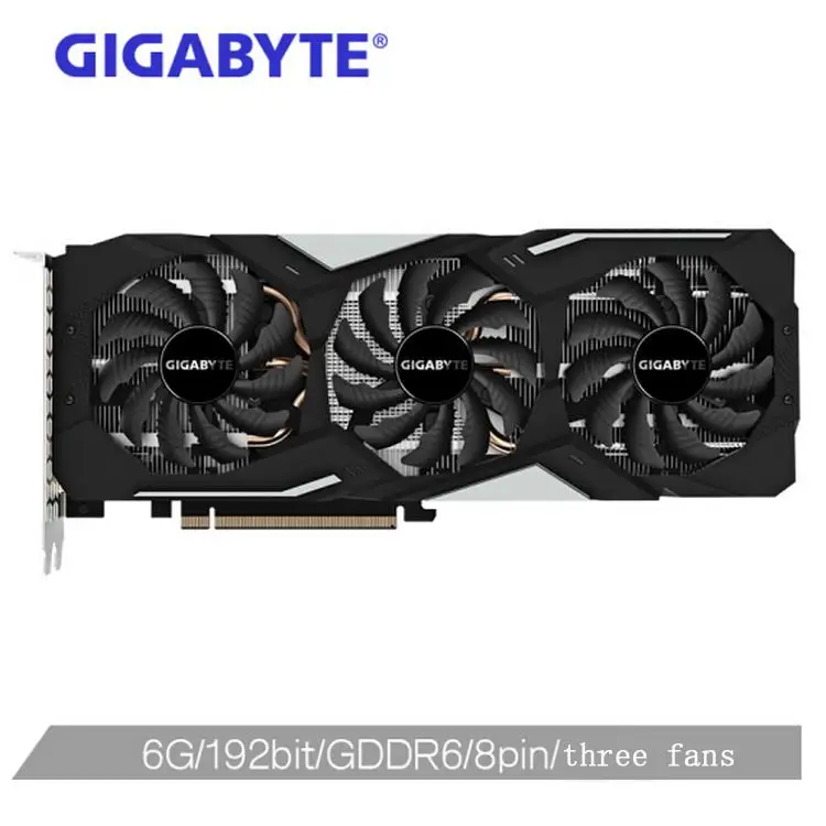 GIGABYTE GeForce GTX 1660Ti GAMING OC 6G 12000 МГц 192bit GDDR6 игровая видеокарта
