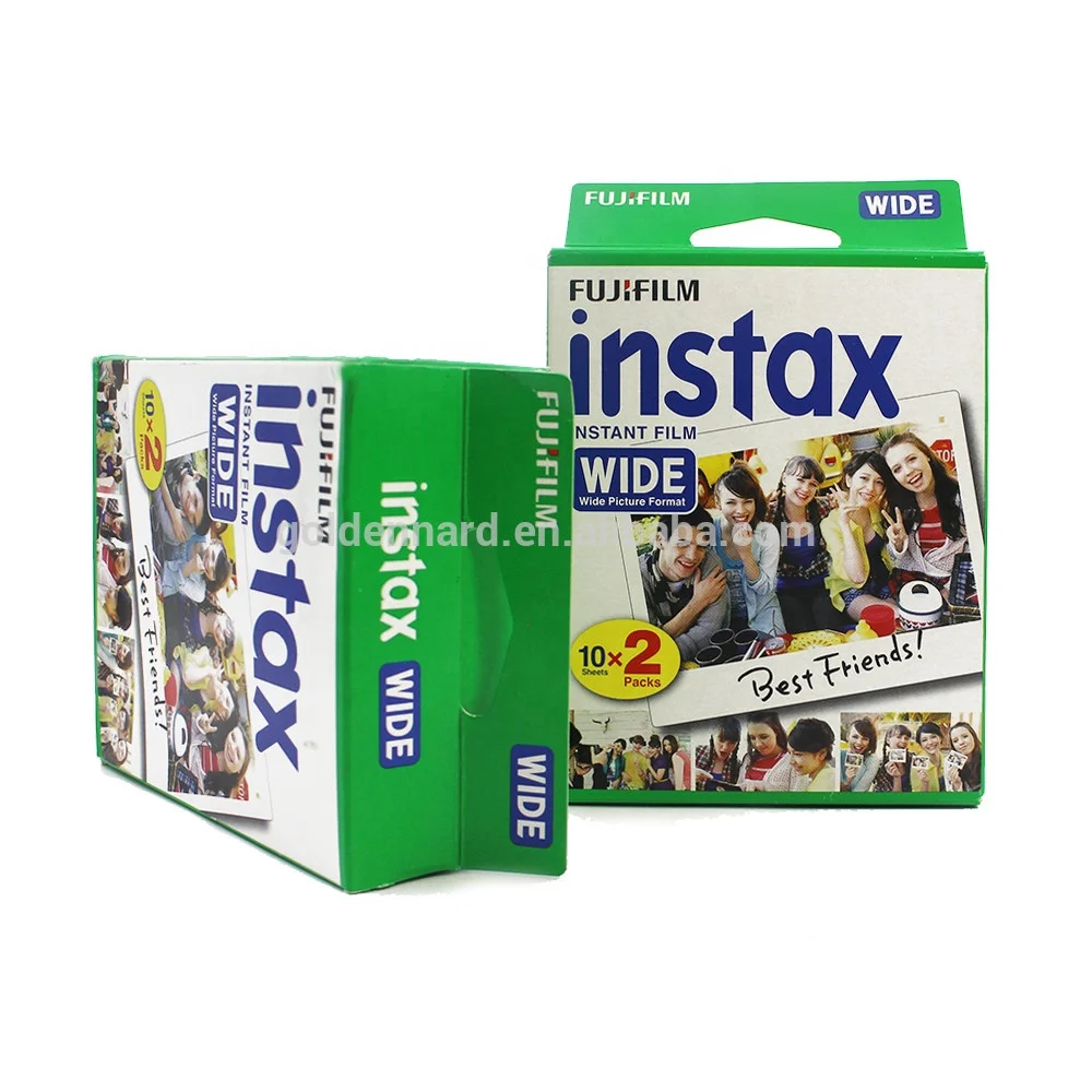 
Fujifilm instax Wide Instant Film, 20 Exposures, White, New Packaging 