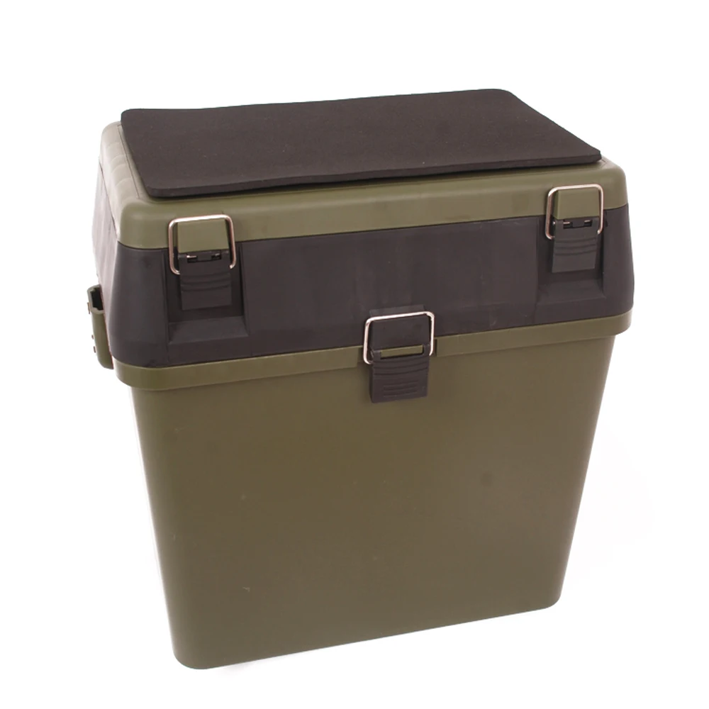 wholesale folding fishing seats box plastic storage seat box storage seat box fishing accessories