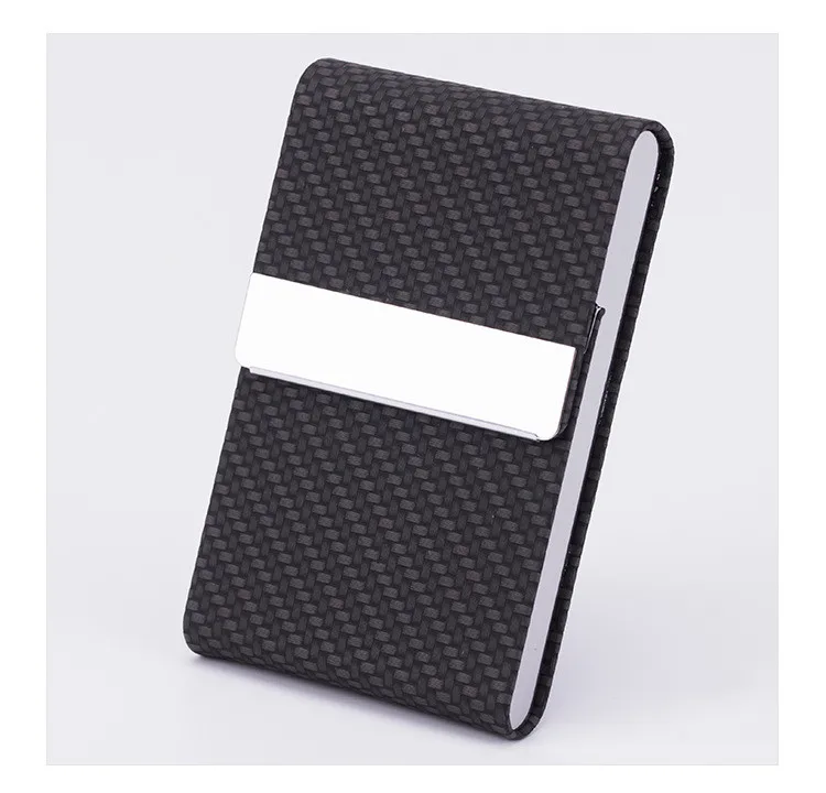 
Factory wholesale high quality new design folding corner hardware stickers PU leather vertical cigarette case 