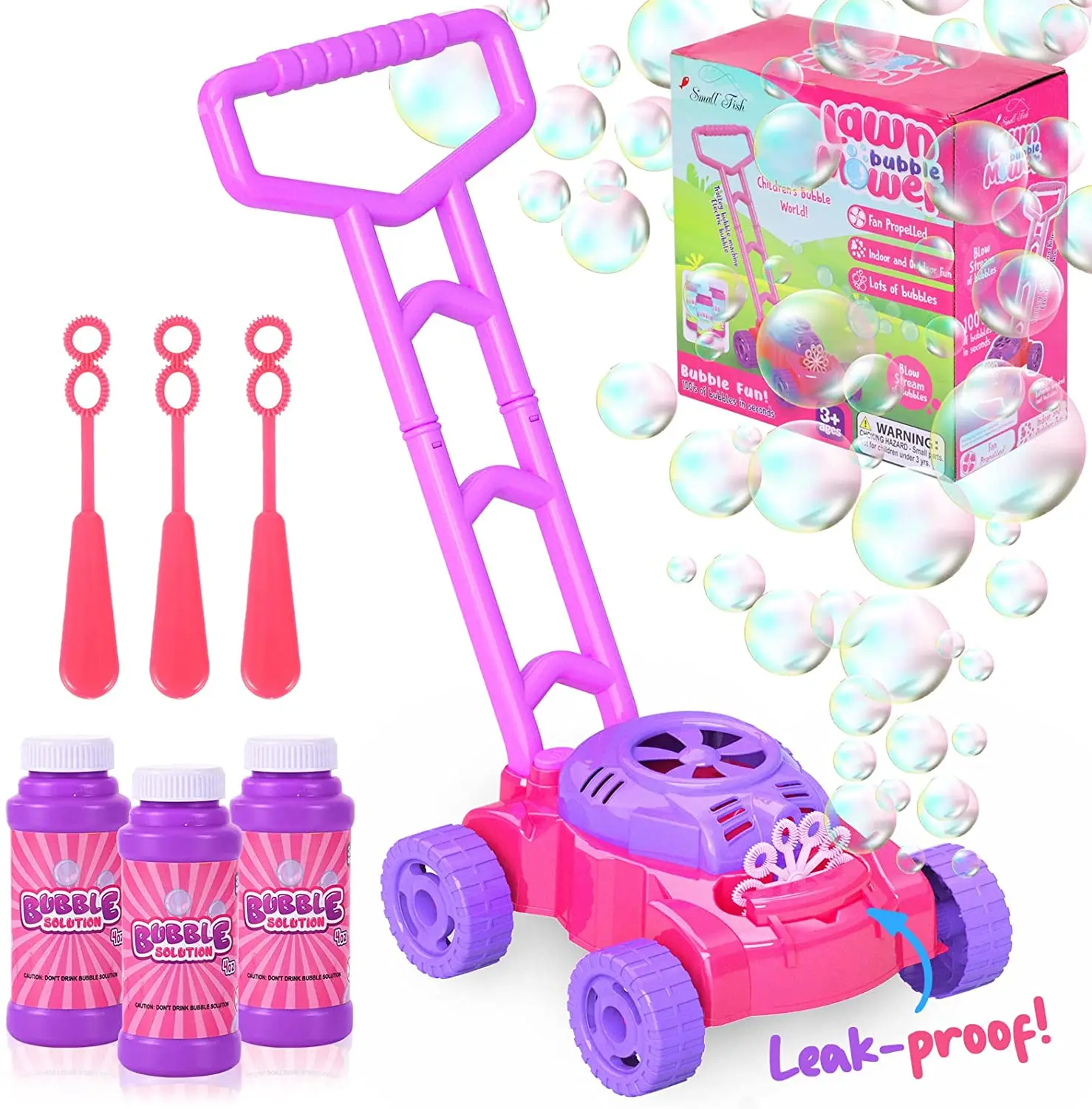 Summer party Outdoor Bubble Mower Lawn Games Pind Small Bubble Making Machines Toys for Kids