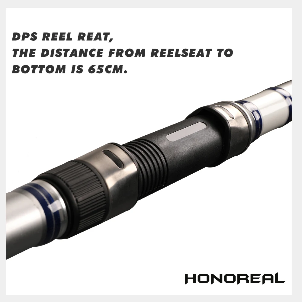 HONOREAL TRENDY SURF DPS reel seat best carbon long handle fishing rods casting 4.5m