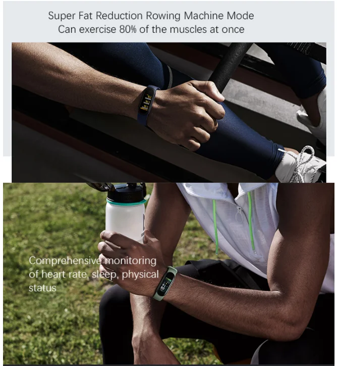  Глобальная версия оригинальный фитнес-Браслет Смарт-браслет Mi Band 5 Смарт-часы для