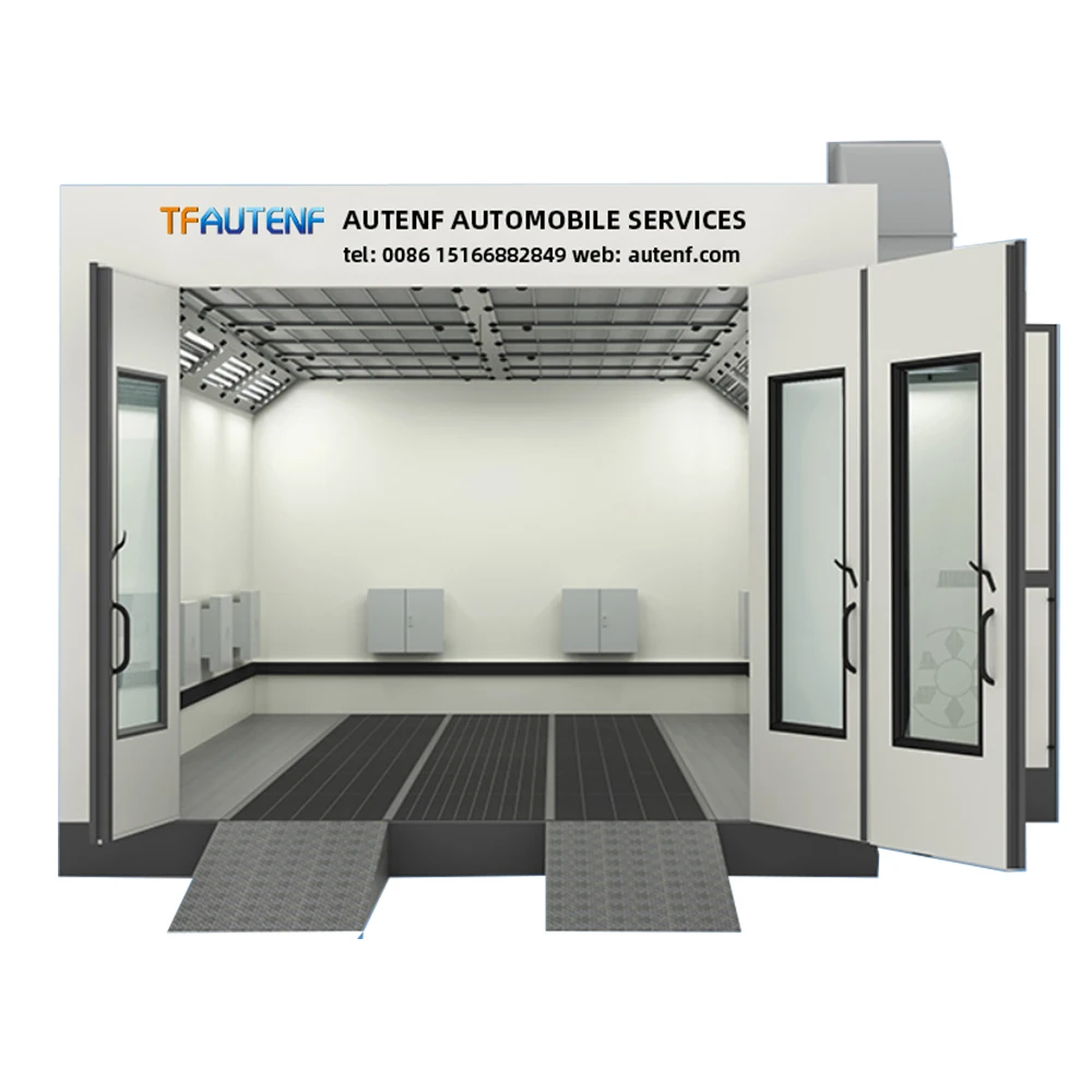 TFAUTENF Electrical Heating Car Spray Booth Auto Painting Oven frame machine auto body repair paint oven car repair equipment