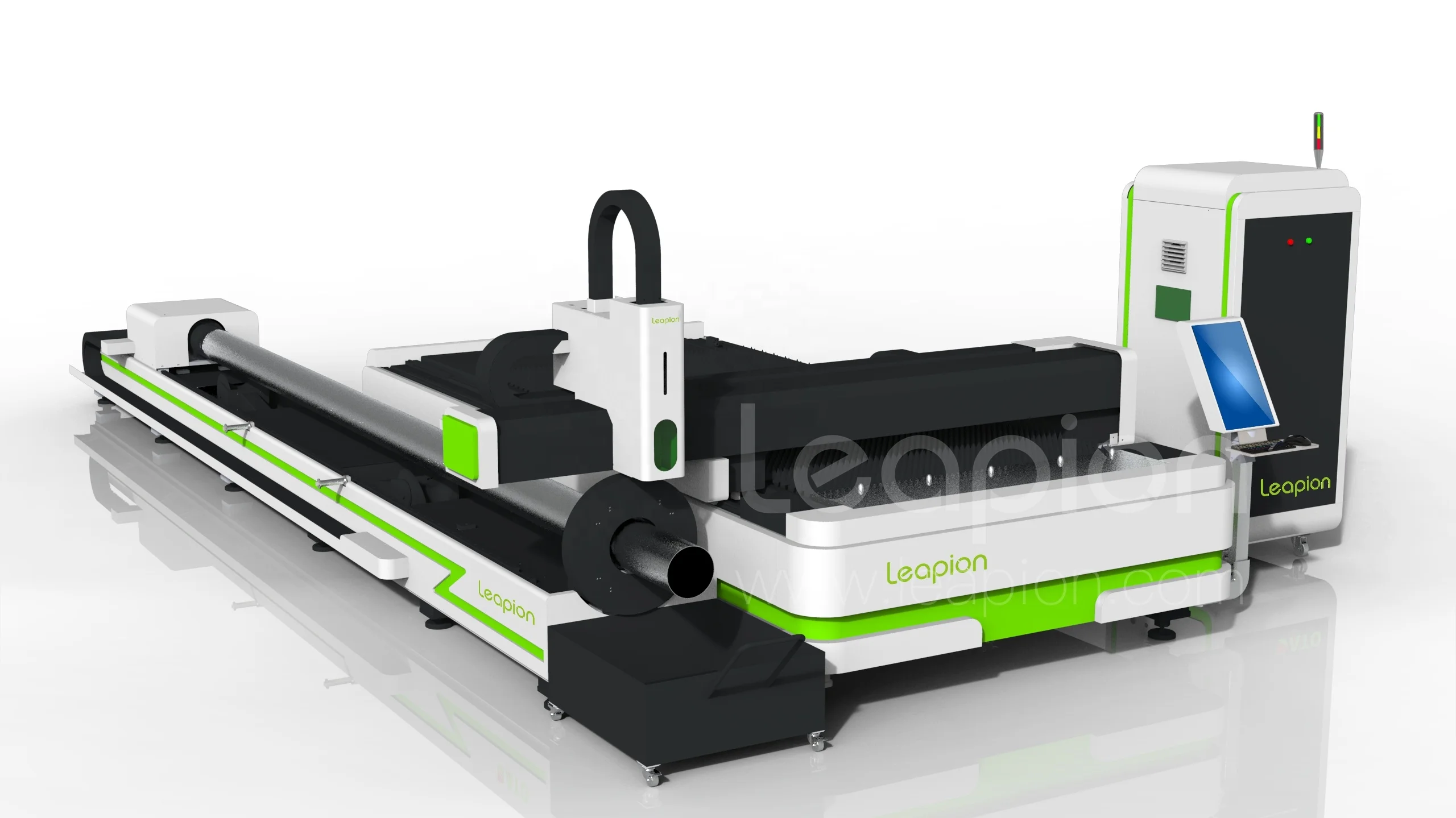 Металлическая трубка и пластина Волоконно-Лазерная резка машина с поворотным устройством