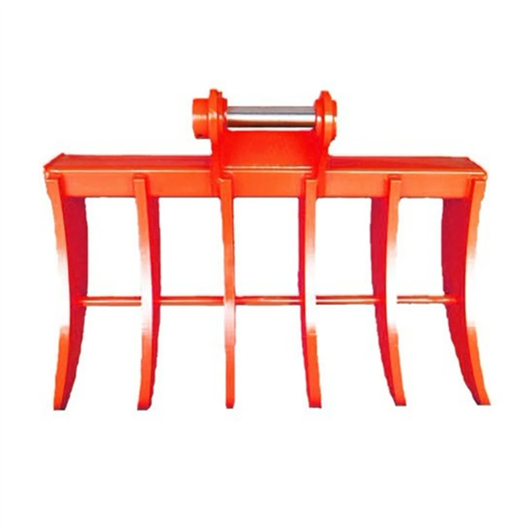 China suppliers 20 tonne excavator spares root rake for cleaning project