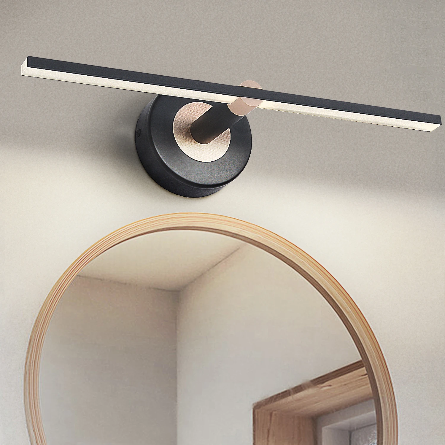 Modern Black Bedroom Lights Minimalist Home Lighting LED Wall Light Modern Bedside Wall Lamp Hotel Lobby Lamp