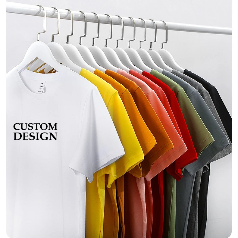Mens t shirt Vendor Designer OEM short sleeve t-shirt cotton 100% cotton white plain custom label tshirt for young man and woman