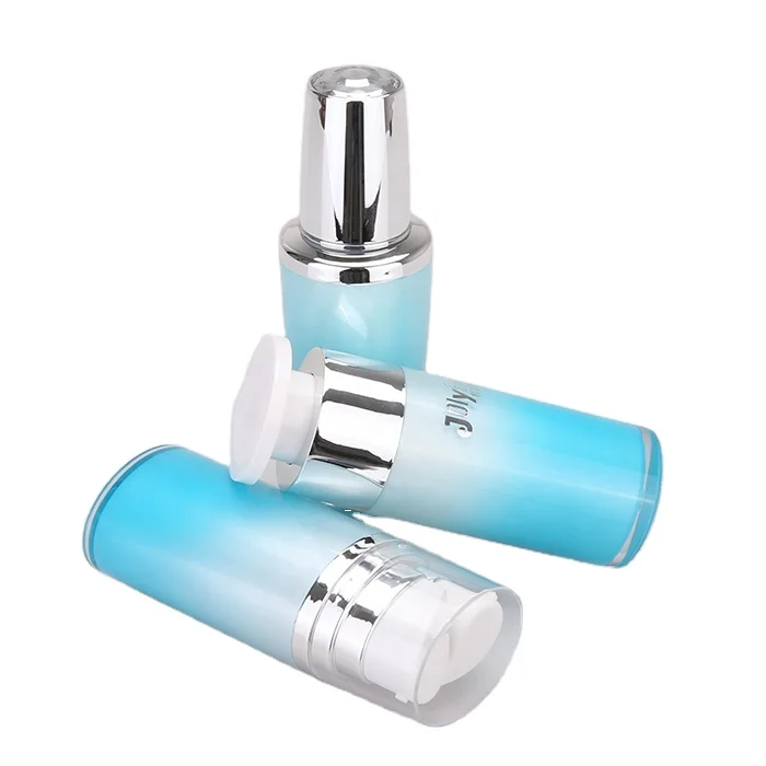
New arrival acrylic cosmetic packaging 30ml 50ml 60ml airless pump bottle and ball cream jar 