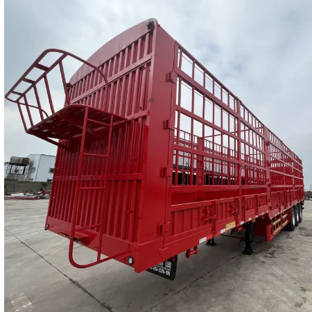 Factory direct sales Special Customized short transportation 9.60m High Fence semi trailer