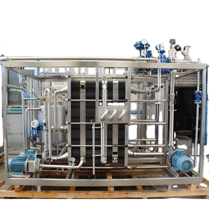 SUS 304 316L HTST compact pasteurizer machine for cheese making
