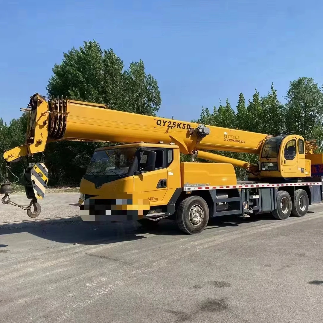 2022Years used 25 ton crane truck second-hand 25ton mobile crane QY25K5-I used hydra truck crane  for sale