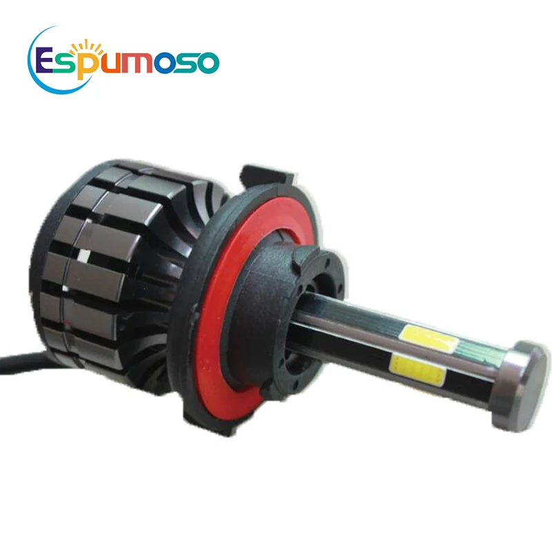 High Power 6 Sides G9 Led Headlight COB Chip High Low Beam H4 H7 9005 H13 Led Bulbs 12V 24V Car Led Headlight White 6000K