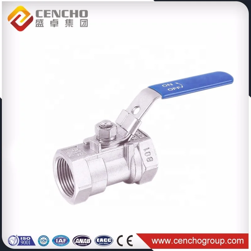 Factory Sale Bsp Thread End Metal Ball Valve Dn20 Ss Screwed Ball Valve Pn16 Manufacture