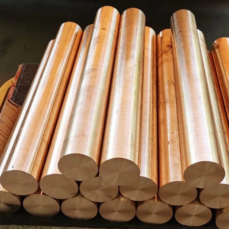 High Hardness Beryllium Copper Rod C17200 Beryllium Bronze Rod Mold Copper Alloy Non-Ferrous Metal pure copper bar