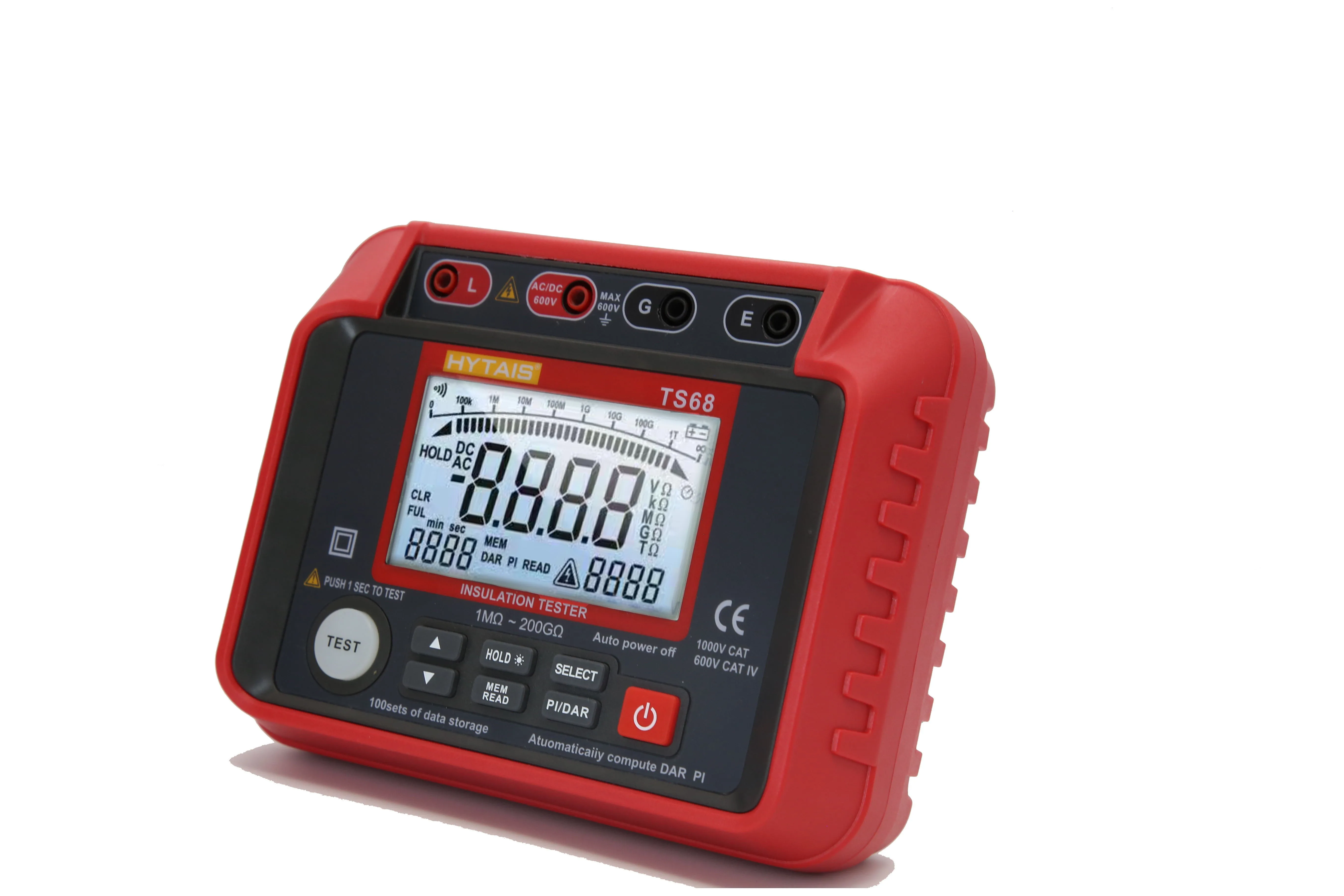 good quality digital multitester meter  Display Insulation Megger Meter Multimeter meter battery resistance