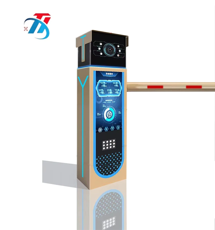 Community Entrance Landing bar Intelligent License Plate Recognition Road Gate All-in-one Traffic Guardrail