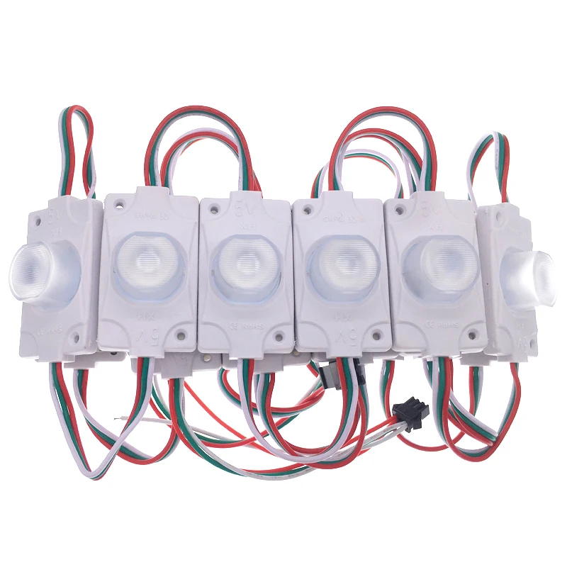 Новый ws2811 5 в полноцветный светодиодный модуль smd инъекционный один 1 Вт Светодиодный высокой мощности
