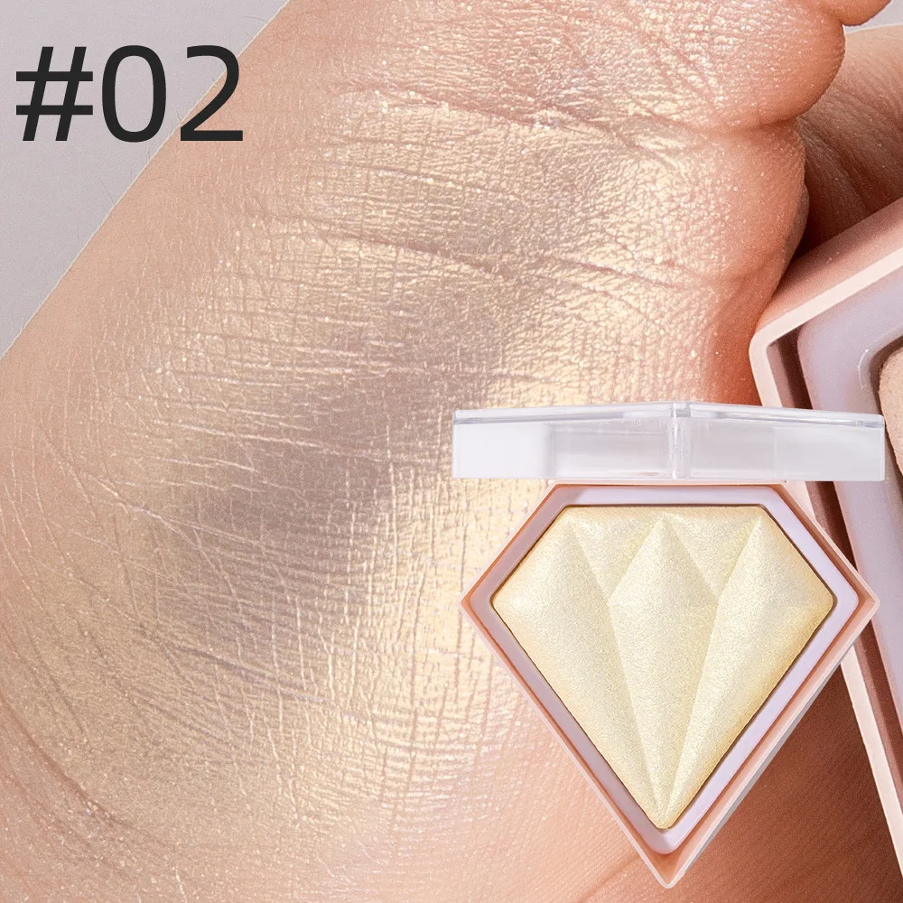 Handaiyan Hot Selling Highlighter Makeup Diamond Glow Powder Face Makeup Loose Powder Highlighter Powder