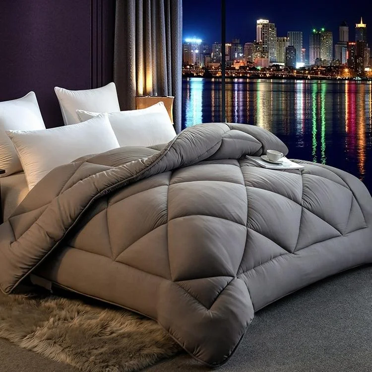 Custom High Quality Warm soft queen size duvet insert comforter bedding sets luxury hotel comforter
