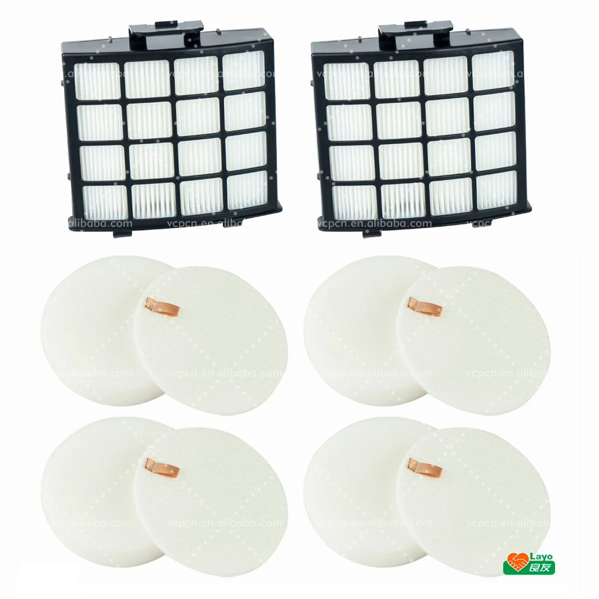 Layo Foam Felt Filter Replacement for Sharks AZ2000 AZ2002 AZ2000W Vacuum Cleaner Filter Accessory Parts XFFKAZ2000 XHFAZ2000