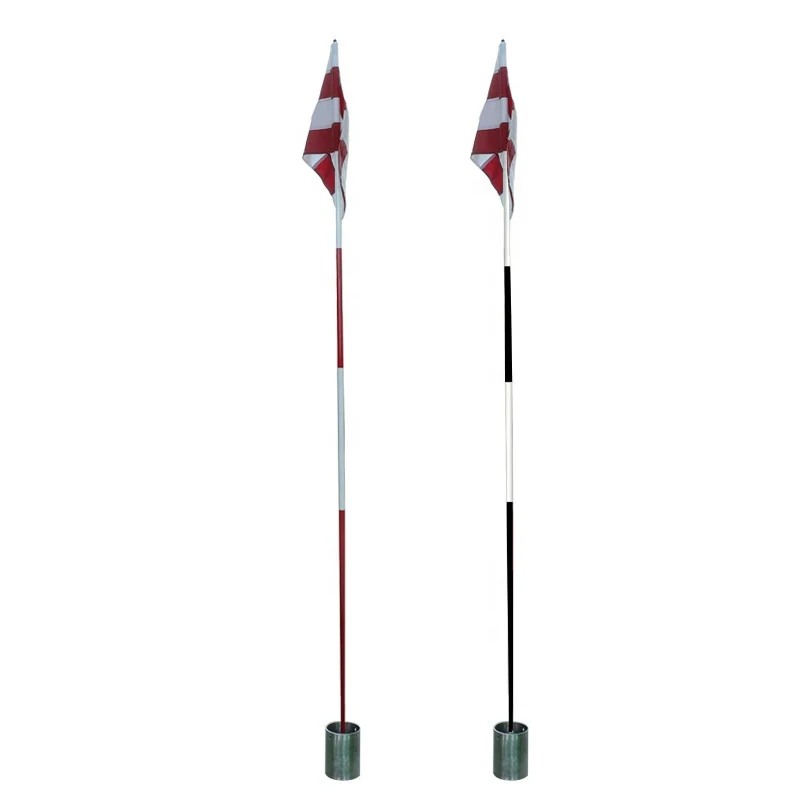 High quality standard golf flag pole with fiberglass stick  Golf Flagstick Mini