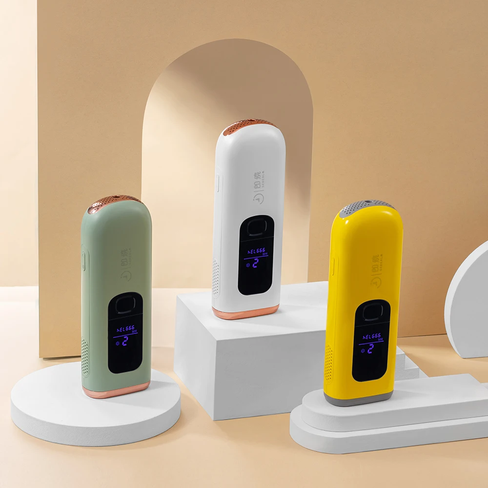 Private Logo Ipl Handheld Hair Removal Body Face Hair Remover Lady Girls Shaver Fashional Electric Shaver Lady Epilator