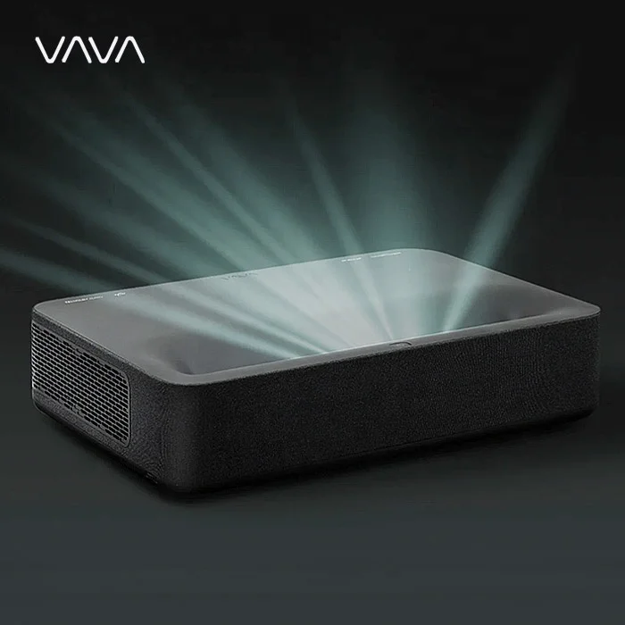 VAVA 4K Ultra HD Laser TV Theater Projector 2500 ANSI 6000 Lumens Ultra Short Throw Harman Kardon Sound Bar