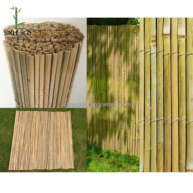 New designs pet animal dog cow sheep fence natural bamboo split fencing rolls made in China
