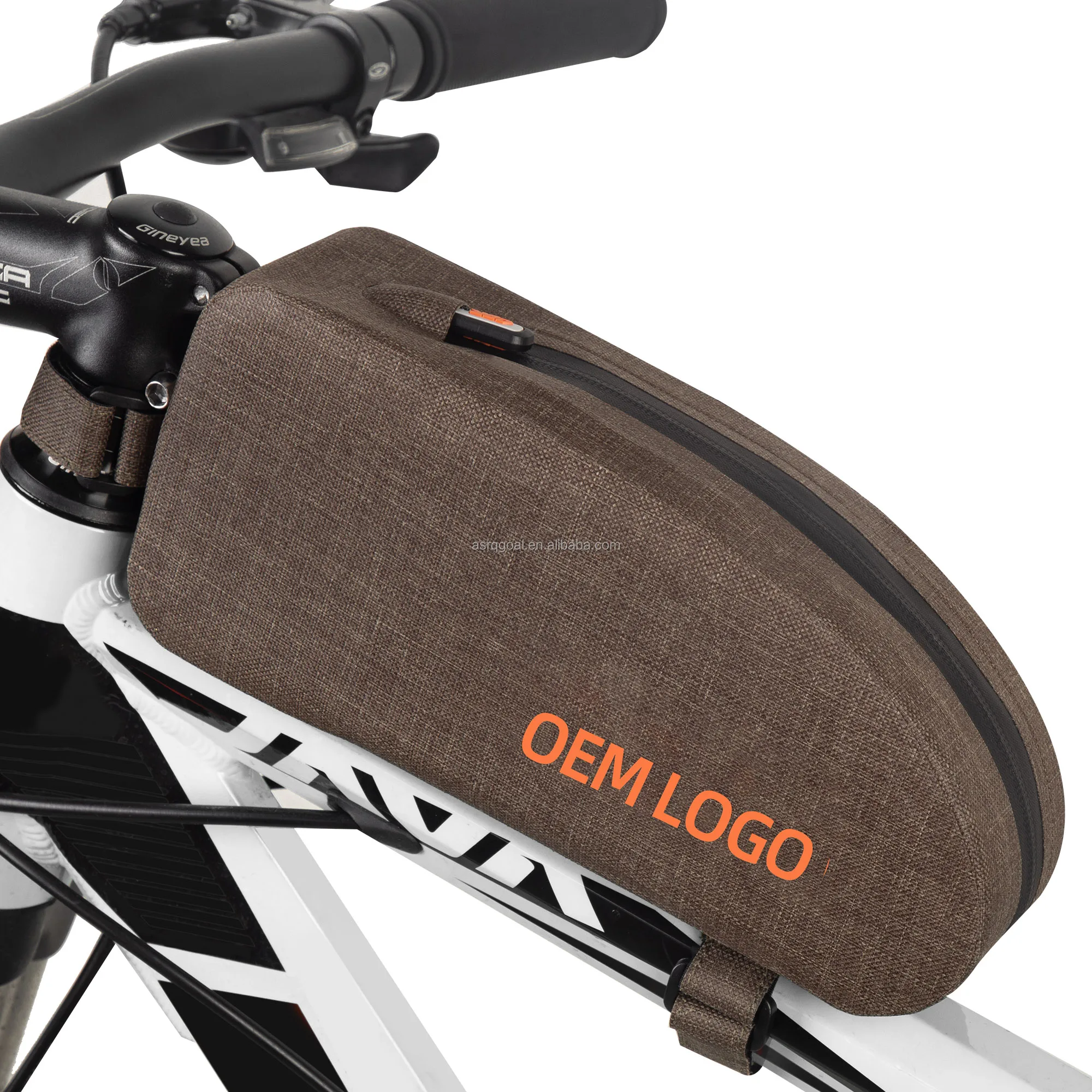 ASRQGOAL full waterproof frame front bag, custom logo mountain bike bag, bike frame multi function tool bag