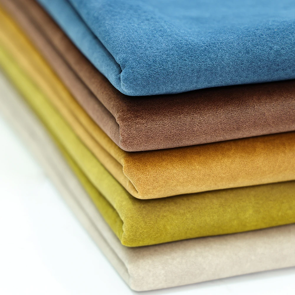 OKL24103 mosha velvet european leather sofa  design fabric price per meter