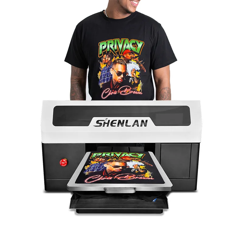 2024 Factory Wholesale Dual XP600 Print head 4 Color Clothing DTG Printer T shirt Printing Machine