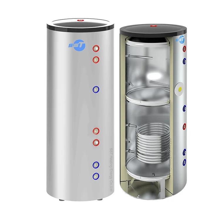 Европейский спрос резервуар для хранения воды бойлера soars DHW тепловой насос из нержавеющей стали