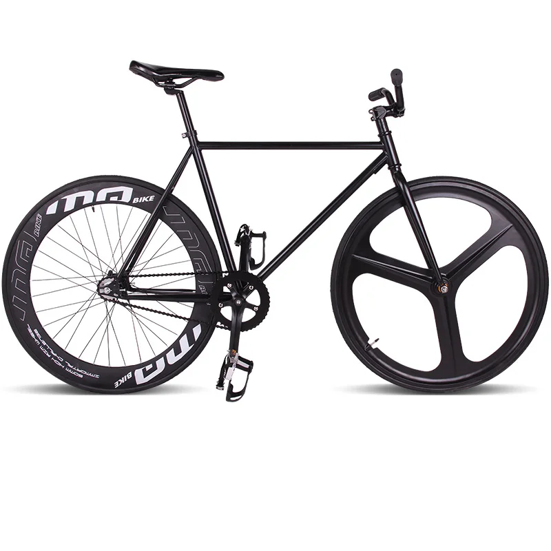 Free shipping road Bike with Magnesium alloy wheels  bike 700 C Steel Frame fixie Bicycle Freewheels roadbike with Bend
