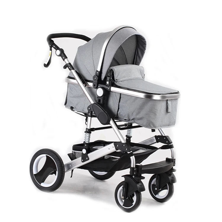 Aluminium alloy fashion 4 wheel baby 3 in 1 luxe baby poussette baby stroller