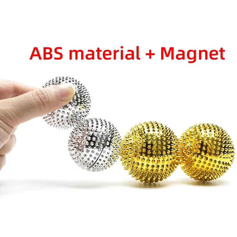 Hand And Palm Massage Magnetic Massager Needle Massage Ball Manual MassageBall Palms Acupoints Pressing Spiky Roller Balls